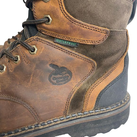 Georgia Boot Brookville Waterproof Work Boot New In Box Size 11.5 M- G9334 - Picture 8 of 16